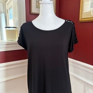 Elegant Black Women's Top